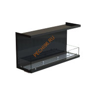 Биокамин фронтальный 1200х500х300 мм, стемалит, стекло