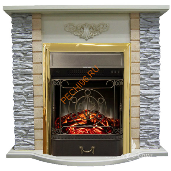 Электрокамин InterFlame ASPEN SLANEC с очагом Majestic GLS