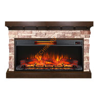 Электрокамин InterFlame Флэгстоун с очагом Foton 36 LED FX QZ