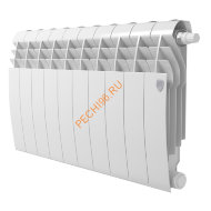 Радиатор биметаллический Royal Thermo BiLiner 350 Bianco Traffico VR80, 10 секций