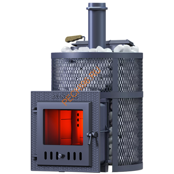 Печь банная Гефест AVANGARD ЗК 25 (М) Pro Ураган