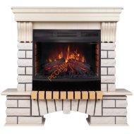 Электрокамин RealFlame Country 25 WT с очагом Firefield 25 S IR