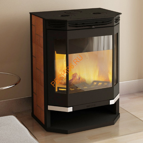 Печь-камин Мета Ангара 12 с плитой Печь-камин Мета Ангара 12 с плитой