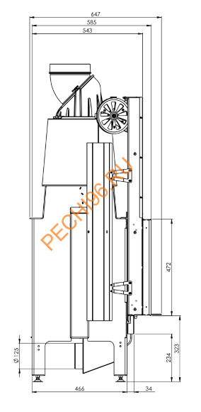 Каминная топка Hitze Ardente ARD90X41G-I Каминная топка Hitze Ardente ARD90X41G-I