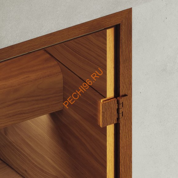 Дверь стеклянная DoorWood Хамам АРТ Wood 13 бронза