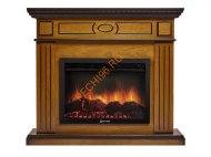 Электрокамин Electrolux EFP/P-2520LS с порталом Firelight Bianco 25, орех