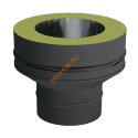 Труба ВУЛКАН VBR 0,25 м, D160 мм, нерж 0.8, черная