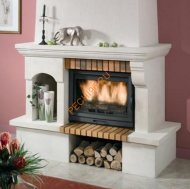 Дровяной камин CHAZELLES СS12 с топкой SOLO V70