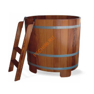 Купель для бани Blumenberg TBK 100х72 овальная из камбалы (чертеж 100/7)