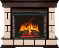 Электрокамин Royal Flame Shateau темный дуб с очагом Vision 28 EF LED FX