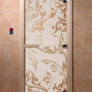 Дверь стеклянная DoorWood «Венеция сатин», 1900х700 мм