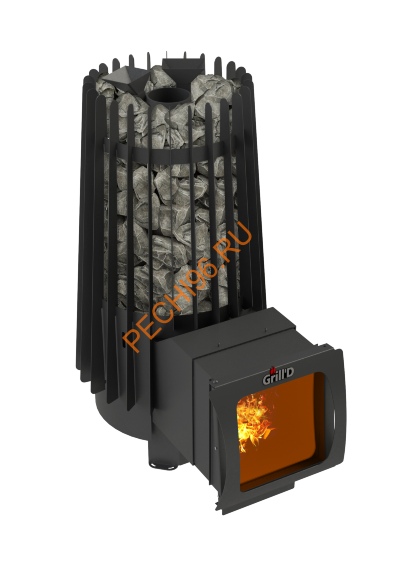 Печь банная Grill’D Cometa Vega 180 window long Max Pro