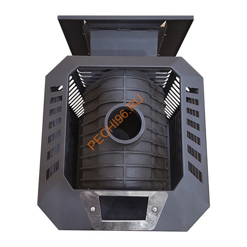 Чугунная банная печь Пегас 16 NEXT ДТ4 сетка премиум Чугунная банная печь Пегас 16 NEXT ДТ4 сетка премиум