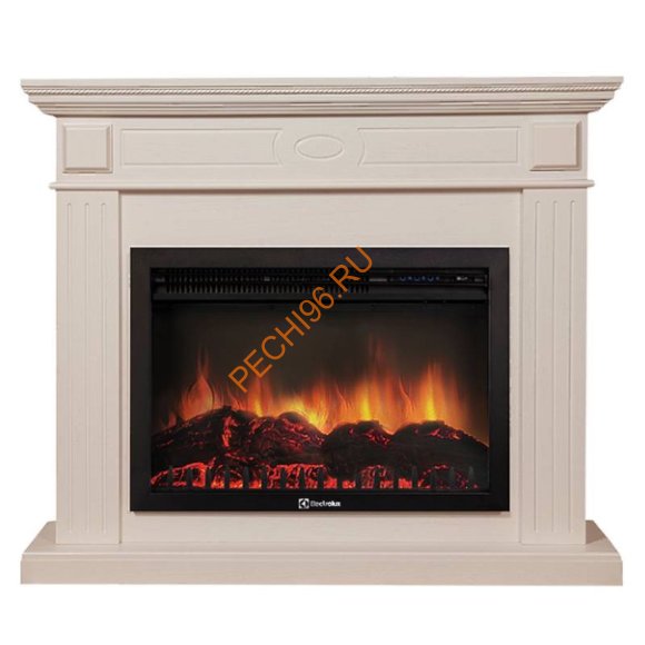 Электрокамин Electrolux EFP/P-3020LS N с порталом Firelight Bianco 30, белёный дуб Электрокамин Electrolux EFP/P-3020LS N с порталом Firelight Bianco 30, белёный дуб