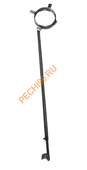 Штанга телескопическая для жесткой растяжки L 700-1350 мм (комплект 2 шт) с хомутом d 200 нерж 0,5 мм