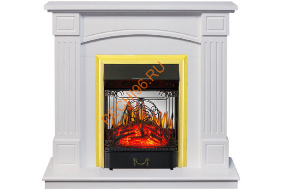 Электрокамин Royal Flame Boston белый с очагом Majestic FX M