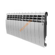 Радиатор биметаллический Royal Thermo BiLiner 350 Silver Satin 12с