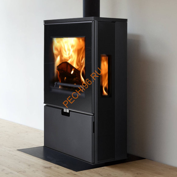 Стальная печь-камин Thorma WIESBADEN черная