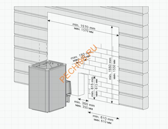 Дровяная печь Harvia 50 SL
