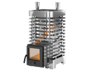 Печь банная ASTON 20 INOX стекло