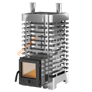 Печь банная ASTON 20 INOX стекло