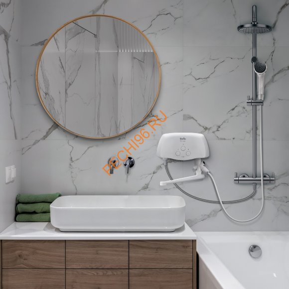 Водонагреватель Ballu проточный 3-Logic TS 5,5 кВт, кран+душ