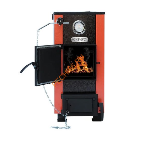 Котел отопительный Сибирь Сириус 15, с плитой