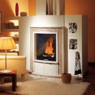 Дровяной камин EdilKamin CAROUSEL ISTRIA с топкой STILE PIANO N GRIGIO