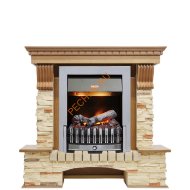 Электрокамин Dimplex Pierre Luxe с очагом Danville Chrome FB2 дуб/ сланец