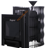 Печь банная Согрей Дача ЗК 18 Панорама