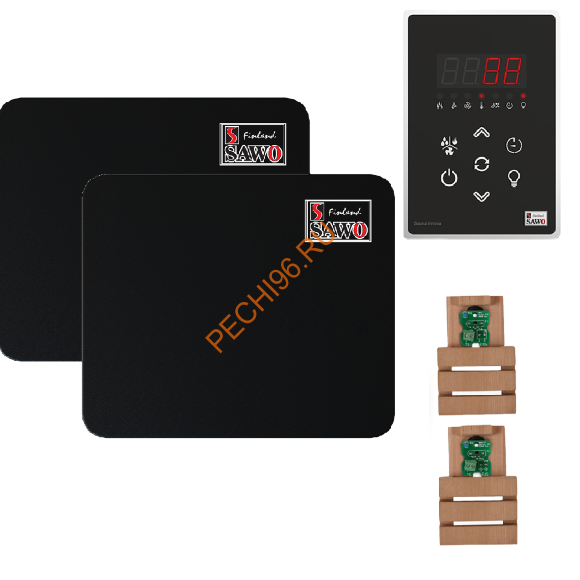 Комплект управления SAWO INNOVA CLASSIC V2 Combi до 30 кВт, черный Комплект управления SAWO INNOVA CLASSIC V2 Combi до 30 кВт, черный