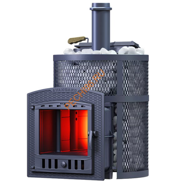 Печь банная Гефест AVANGARD ЗК 25 (П2) Pro Ураган