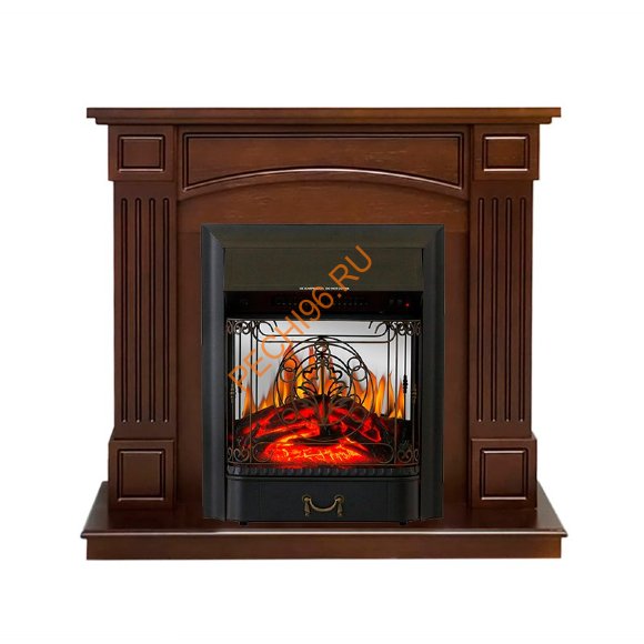Электрокамин Royal Flame Boston темный дуб с очагом Majestic FX M