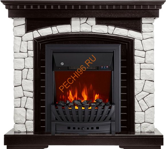 Электрокамин Royal Flame Glasgow венге/белый с очагом Aspen