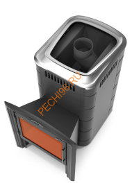 Печь банная ТМФ Тунгуска 2017 Carbon Витра антрацит