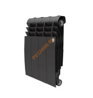 Радиатор биметаллический Royal Thermo BiLiner 350 Noir Sable 4с