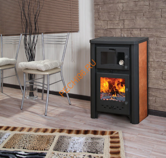 Печь-камин БАВАРИЯ с духовым шкафом и плитой Печь-камин БАВАРИЯ с духовым шкафом и плитой