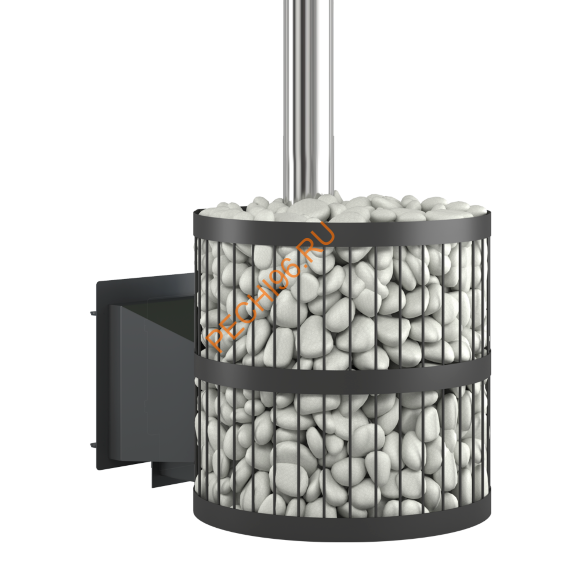 Чугунная печь для бани ЭТНА 24 Панорама М Стандарт Чугунная печь для бани ЭТНА 24 Панорама М Стандарт