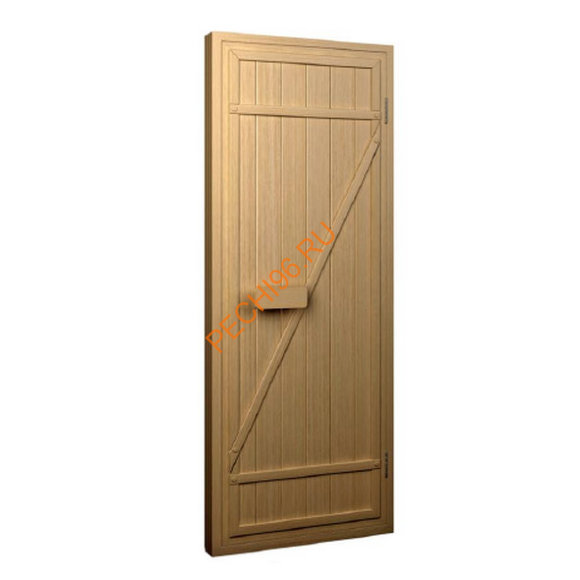 Дверь деревянная SAUNA MARKET «Винтаж» осина