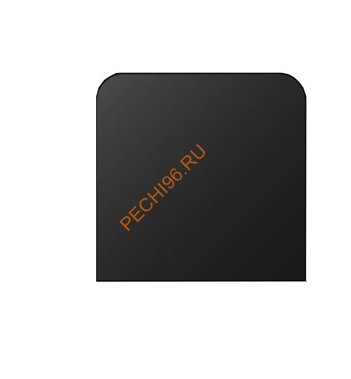 Лист напольный Везувий BLACK, нерж 0,5мм, 980х980х0,5, R75 Лист напольный Везувий BLACK, нерж 0,5мм, 980х980х0,5, R75