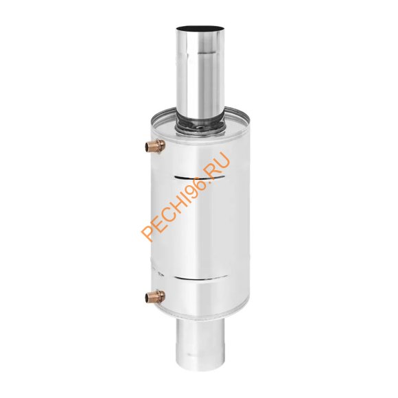 Теплообменник на трубе Везувий 12л, D115 (AISI 304 0,8мм)