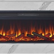 Электрокамин Royal Flame Line 60, SFT Stone Touch Белый мрамор, с очагом Vision 60 LOG LED