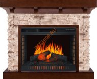 Электрокамин Royal Flame Chalet темный дуб с очагом Vision 30 EF LED FX