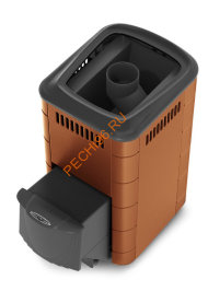 Печь банная ТМФ Тунгуска 2017 Carbon ДА терракота