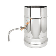 Шибер поворотный Везувий (AISI 430/0,5мм) D110мм