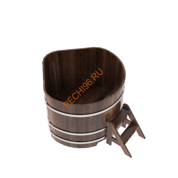 Купель для бани BentWood угловая из морёной лиственницы Премиум, 1,19х1,19 м