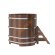 Купель для бани BentWood угловая из морёной лиственницы Премиум, 1,19х1,19 м