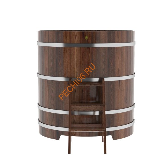 Купель для бани BentWood угловая из морёной лиственницы Премиум, 1,19х1,19 м