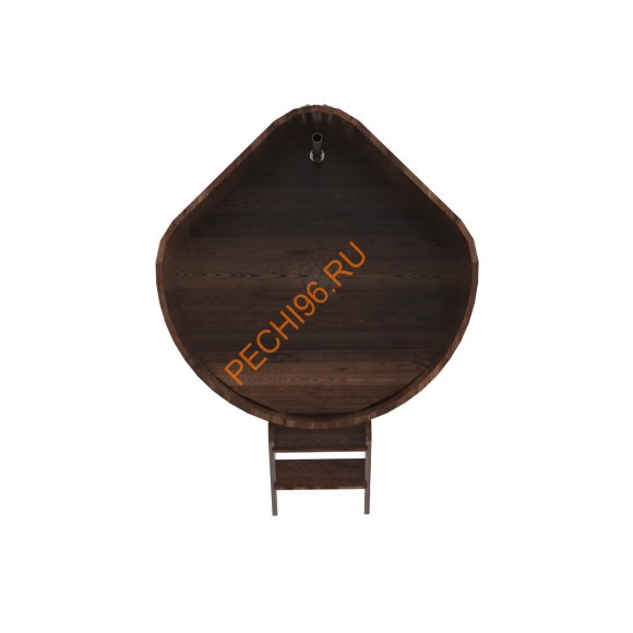 Купель для бани BentWood угловая из морёной лиственницы Премиум, 1,19х1,19 м