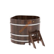 Купель для бани BentWood угловая из морёной лиственницы Премиум, 1,19х1,19 м